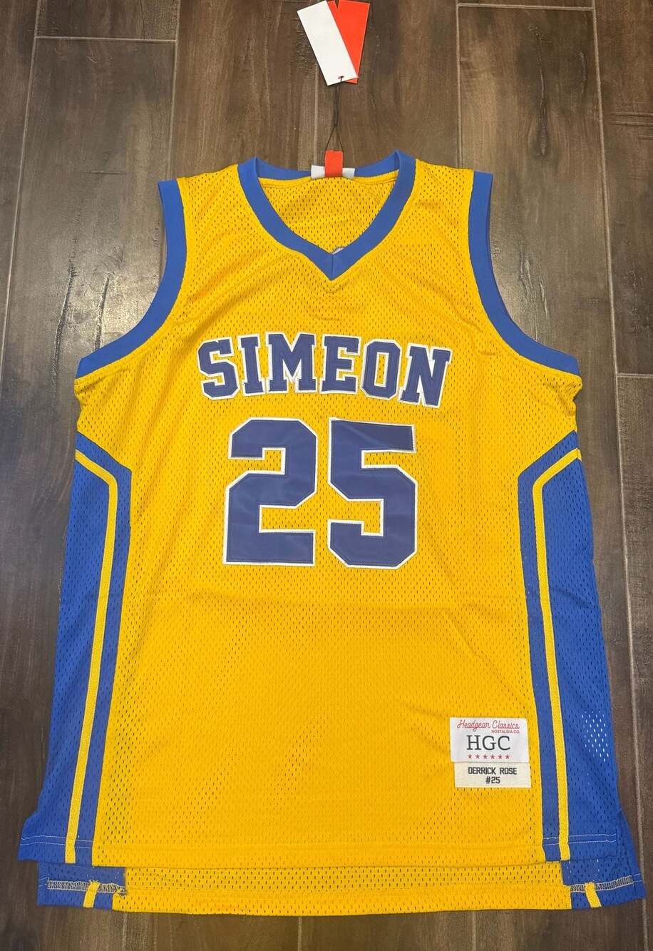 Headgear Classics Derrick Rose Simeon High School #25 Basketball Jersey